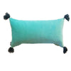 Cushion Cover - Baldu Turquoise (30x60cm) | Gaya Alegria 