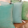 Cushion cover - Baldu Turquoise (L/50x50cm) | Gaya Alegria 