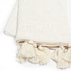 Handmade Cotton Throw Sook Cream (150 x 222 cm) - Gaya Alegria