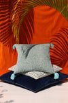 Cushion Cover - Baldu Midnight Blue (L/50x50cm) | Gaya Alegria 