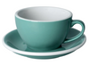 Coffee Cup & Saucer - Teal- 2 sizes | Gaya Alegria 