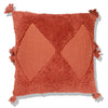 Cotton Cushion Cover -  Zachary Orange (45x45cm) by Gaya Alegria
