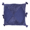 Cotton Cushion Cover -  Zachary Dark Navy (45x45cm) by Gaya Alegria