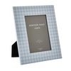 Photo Frame Block White Light Blue Lacquer - 5x7 inch - Gaya Alegria