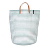 Mono Basket - Nora Light Blue (XL) - with Leather Handles