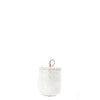 Mono Basket - White (XS) with leather loop
