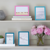 Photo Frame Ocean Lacquer & Silver Frame - Gaya Alegria