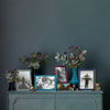 Photo Frame Ocean Lacquer & Silver Frame - Gaya Alegria