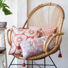 Eco-friendly Cotton Cushion Cover Rings Spice(50x50cm) - Gaya Alegria