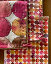 Handmade Cotton Cushion Cover Watercolour Lonara Small (30x50cm) by Gaya Alegria