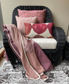 Cotton Cushion Cover Watercolour Lonara Small (50x50cm) by Gaya Alegria
