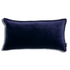 Velvet Cushion Cover - Baldu Midnight Blue (30x60 cm)