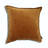 Velvet Cushion Cover - Baldu Mocca (50x50 cm) by Gaya Alegria