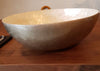 Maroon Capiz Salad Bowl