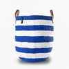 NOW 40% OFF!!! Mono Basket - Adia Blue with Leather Handles