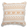 Eco-friendly Cotton Cushion Cover Abstrak Mustard (50x50 cm) - Gaya Alegria