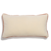 Cushion Cover - Baldu Off White & Orange border