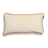 Cushion Cover - Baldu Off White & Orange border