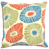 Eco-friendly Cotton Cushion Cover Blue Spice Floral (45x45cm) - Gaya Alegria