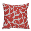 Cushion Cover - Umbela Red Coral (M / 45X45cm) | Gaya Alegria 