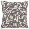 Eco-friendly Cotton Cushion Cover Frani Purple (50x50cm) - Gaya Alegria