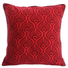 Cushion Cover - Pavo Red Maroon (L/50x50cm) | Gaya Alegria 