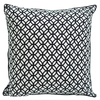 Cushion Cover - Rings Black & White (L/50X50cm) | Gaya Alegria 