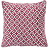 Cushion Cover - Rings Beet red (L/50X50cm) | Gaya Alegria 