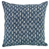 Eco-friendly Cotton Cushion Cover Midnight Blue Blocks (50x50cm)- Gaya Alegria