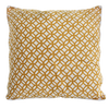 Cushion Cover - Rings Citrus Yellow (L/50x50cm) | Gaya Alegria 
