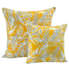 Eco-friendly Cotton Cushion Cover Palm Turmeric - Gaya Alegria