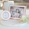 Photo Frame White Lacquer & Rose Gold - Gaya Alegria