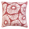 Eco-friendly Cotton Cushion Cover Floral Dusty Rose (45x45cm) - Gaya Alegria