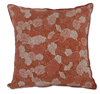 Eco-friendly Cotton Cushion Cover Floral Coral (45x45cm) - Gaya Alegria