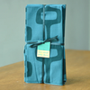 Napkin - Geometric Dark Emerald  (set/4) - Gaya Alegria