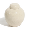 Handmade Ceramic Pot Ginger Off White - Gaya Alegria