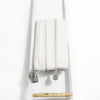 Handmade Cotton Throw Rajut Off White/Grey (200 x 155cm) - Gaya Alegria