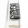 Handmade Cotton Throw Blanket Plaid Zebra Black & White (200 x 140cm) by Gaya Alegria