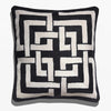 Cushion Cover - Hong Kong Black & White (L/50x50cm) | Gaya Alegria 