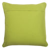 Embroidered Cotton Cushion Cover Clara Green (50x50cm) by Gaya Alegria