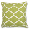 Embroidered Cotton Cushion Cover Chyvonne Green (50x50cm) by Gaya Alegria