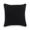 Embroidered Cotton Cushion Cover Cortny Black & WHite (50x50cm) by Gaya Alegria