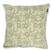 Cotton Block Printed Cushion Cover -  Zabelle Soft Green (45x45cm) by Gaya Alegria