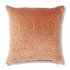 Velvet Block Printed Cushion Cover -  Zubih Apricot (45x45cm) by Gaya Alegria