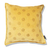 Velvet Block Printed Cushion Cover - Zizo Turmeric (45x45cm) by Gaya Alegria