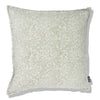 Velvet Block Printed Cushion Cover -  Zissy Light Grey (50x50cm) by Gaya Alegria