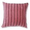 Velvet Block Printed Cushion Cover -  Zosja Plum (45x45cm) by Gaya Alegria