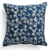 Cotton Cushion Cover Jamile Dark Navy (45x45cm) by Gaya Alegria