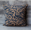 Cotton Cushion Cover Jermaine Brown White Zebra (50x50cm) by Gaya Alegria