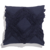 Cotton Cushion Cover Kailara Navy (50 x 50cm) - Gaya Alegria
